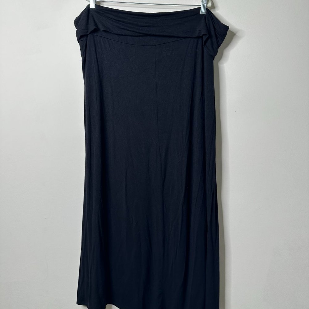 Motherhood Maternity Black Maxi Skirt 3X - Picture 3 of 5